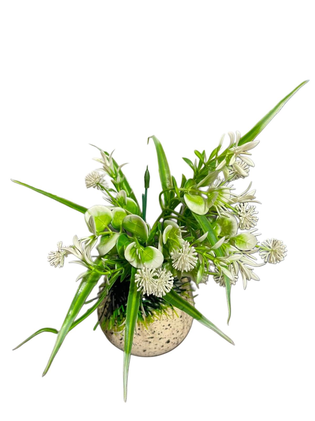 Artificial pottery vase